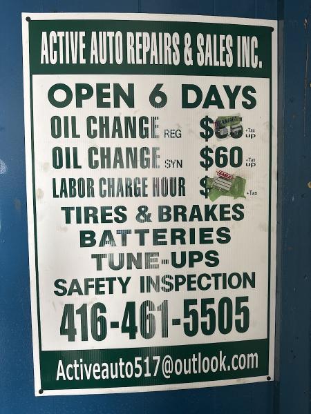 Active Auto Repairs & Sales