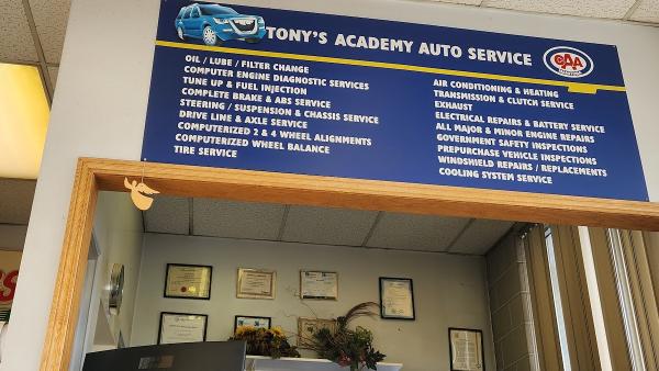 Tony's Academy Auto Service