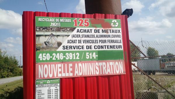 Recyclage de Métaux NDS