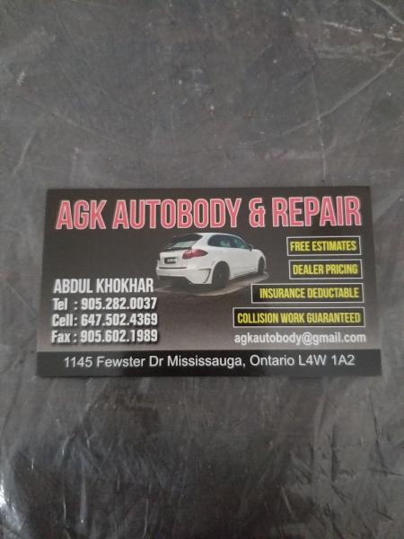 AGK Auto Body AND Repair