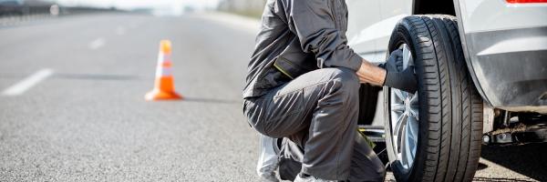 On the Go Tire Change