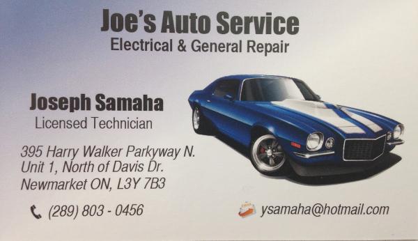 Joe's Auto Service