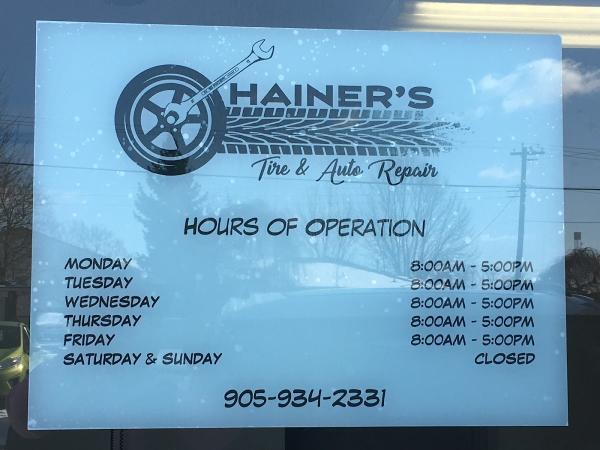 Hainer's Discount Tire & Auto Repair