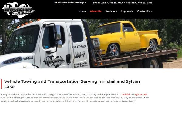 Hookers Towing & Transport Sylvan Lake