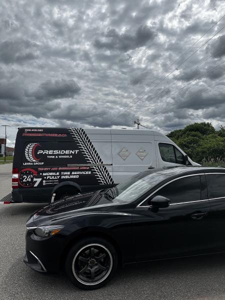 Mobile Tire Services by President Tire and Wheels Ltd