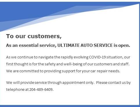 Ultimate Auto Service Inc