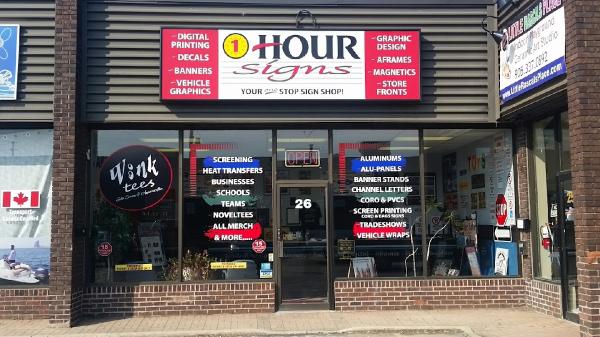 1 Hour Signs -Oakville