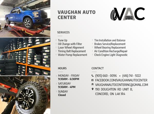 Vaughan Auto Center ( Tire+auto Repair )