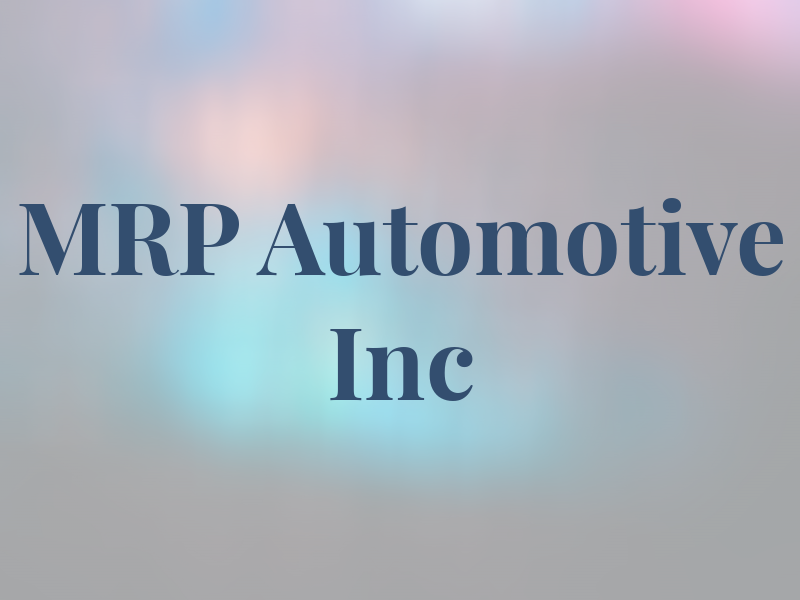 MRP Automotive Inc