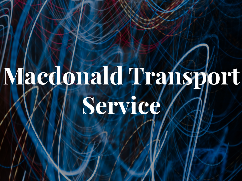 Macdonald Transport Service