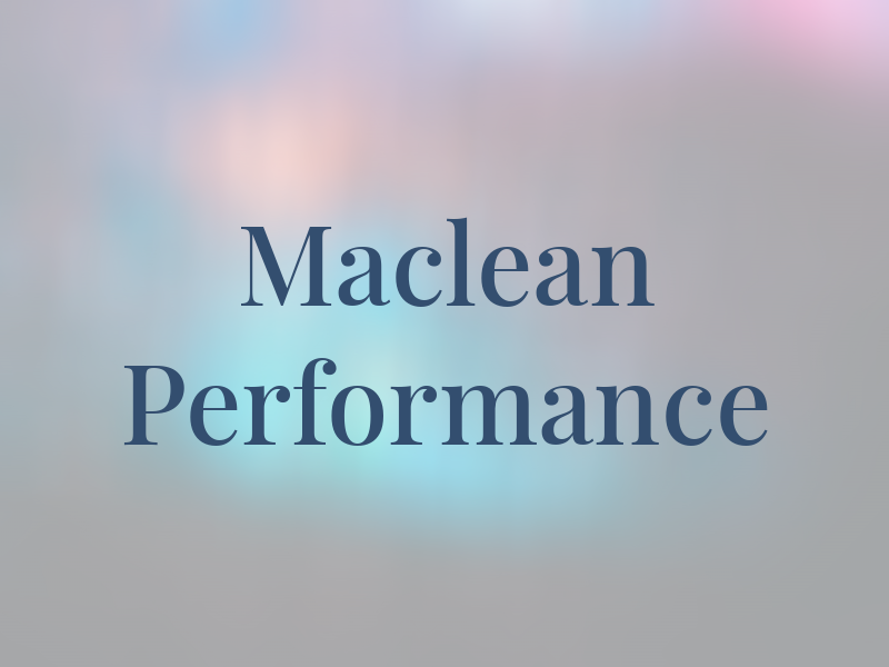 Maclean Performance