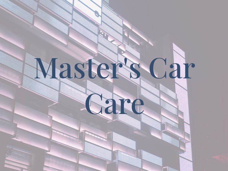 Master's Car Care