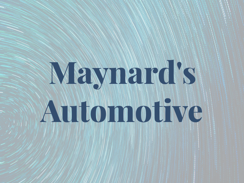 Maynard's Automotive