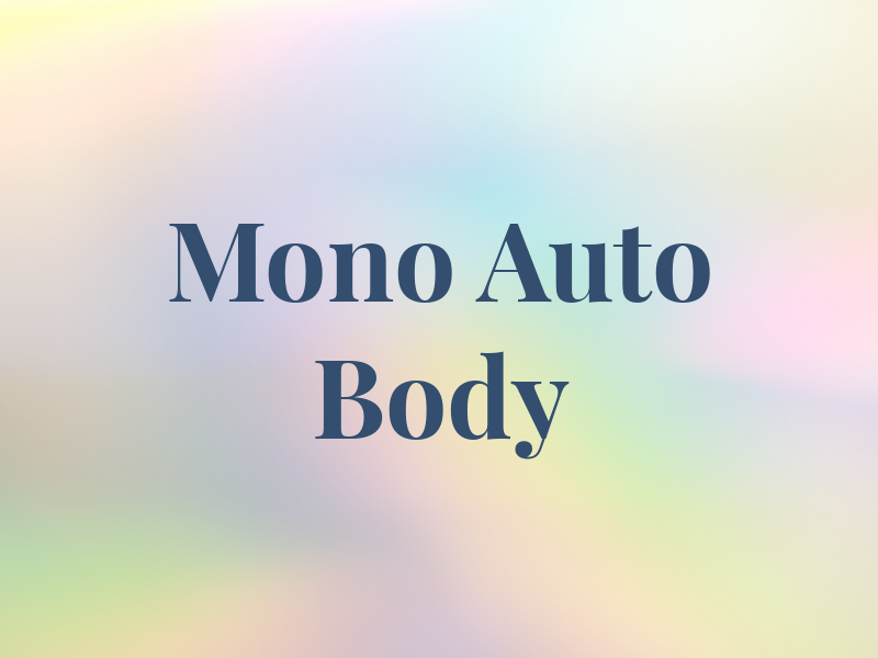 Mono Auto Body