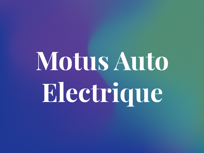 Motus Auto Electrique