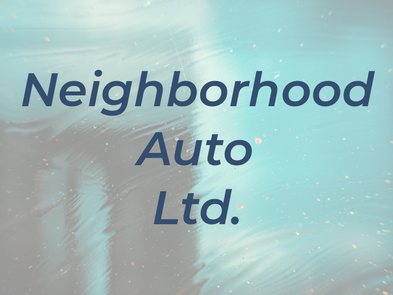 Neighborhood Auto Ltd.