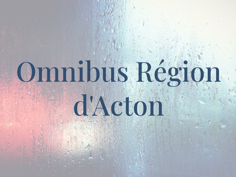 Omnibus Région d'Acton