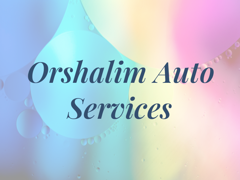 Orshalim Auto Services