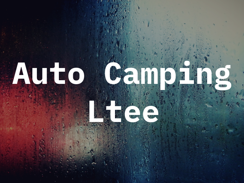 Auto Camping Ltee