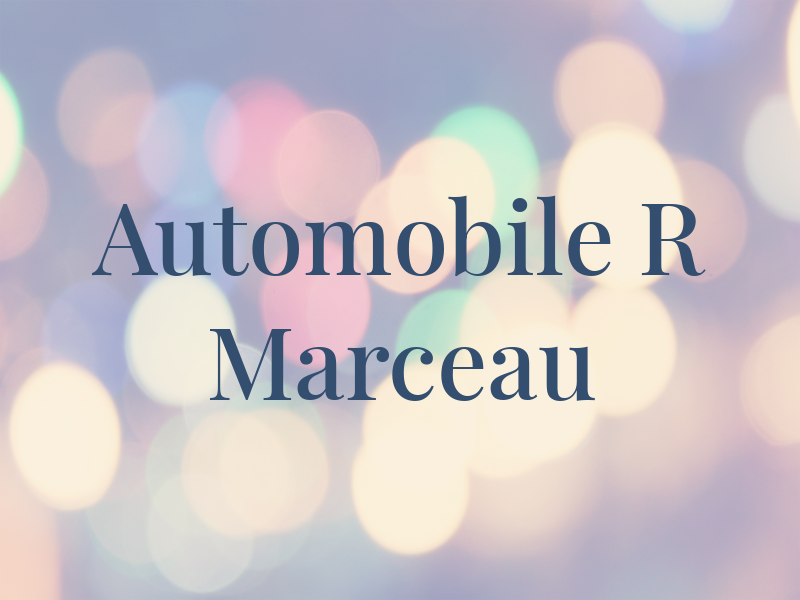 Automobile R Marceau