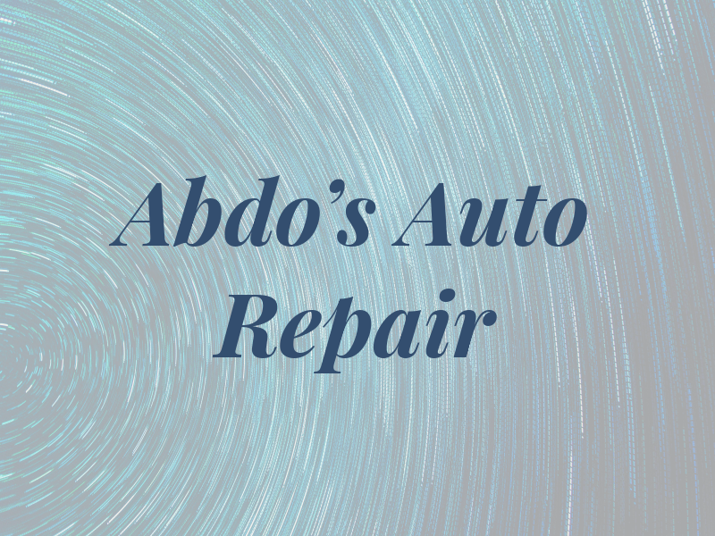 Abdo's Auto Repair