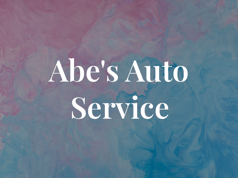 Abe's Auto Service