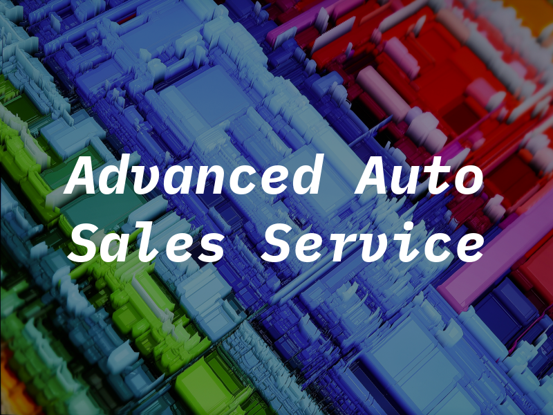 Advanced Auto Sales & Service