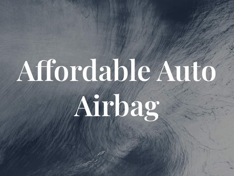 Affordable Auto Airbag