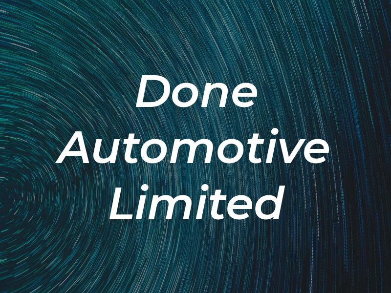All Done Automotive Limited