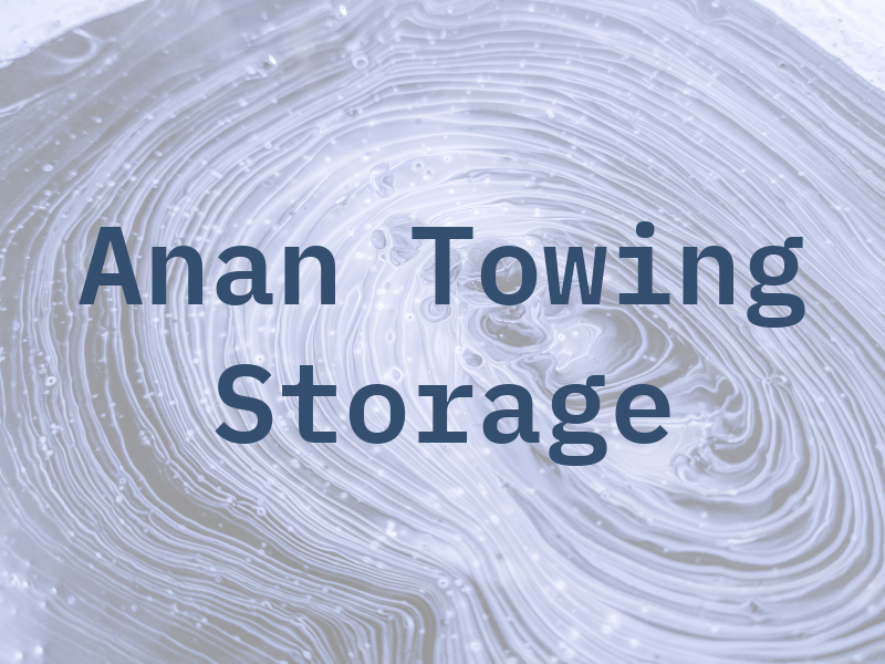 Anan Towing & Storage