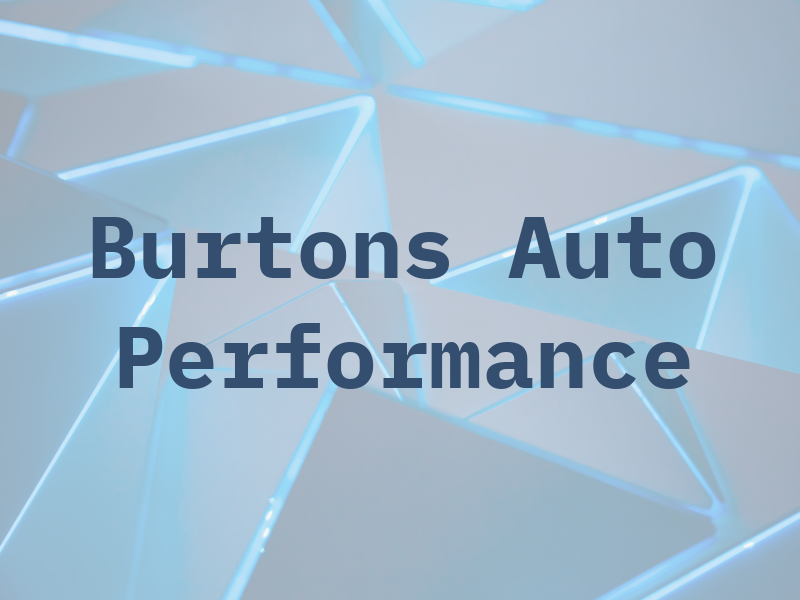 Burtons Auto Performance