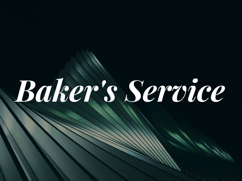 Baker's Service