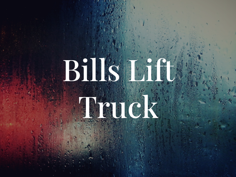 Bills Lift Truck Svc