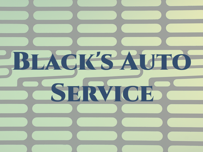 Black's Auto Service