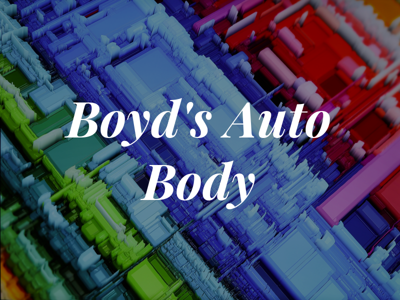 Boyd's Auto Body Ltd