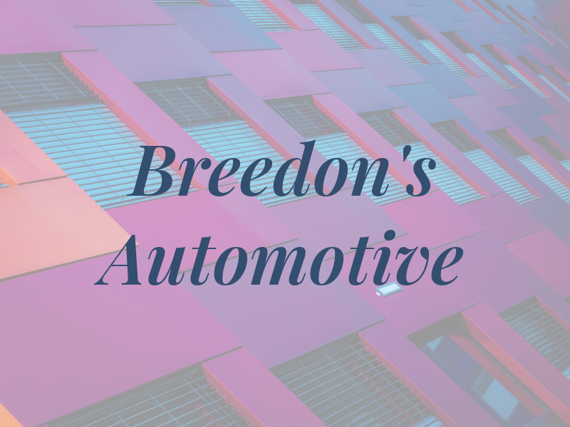 Breedon's Automotive