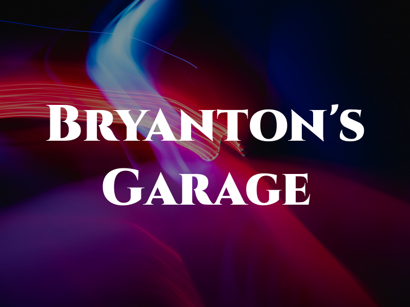 Bryanton's Garage