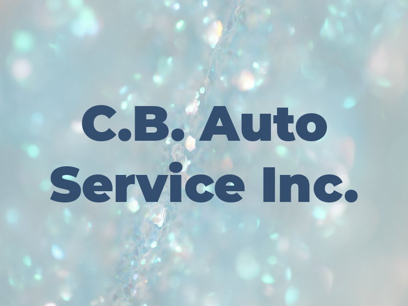 C.B. Auto Service Inc.