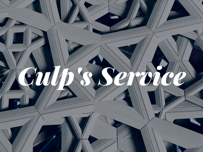 Culp's Service