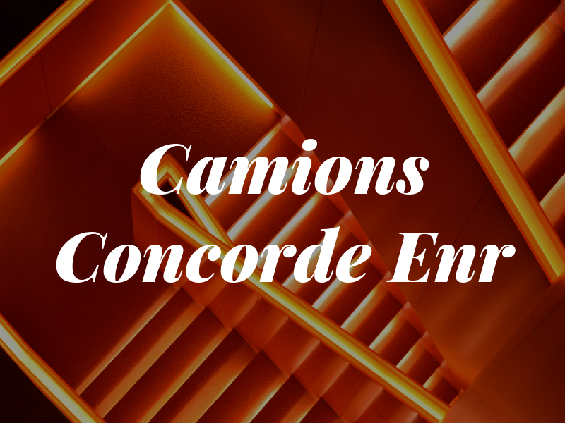 Camions Concorde Enr
