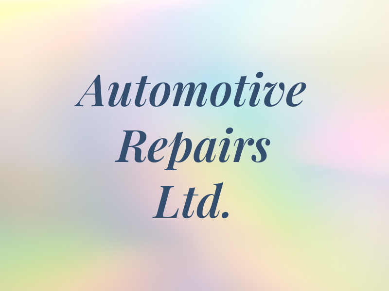 Can Tec Automotive Repairs Ltd.