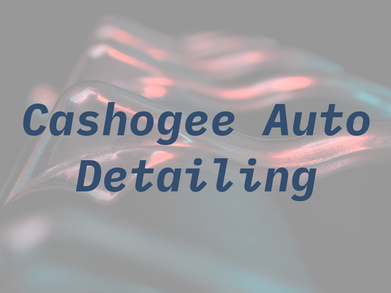 Cashogee Auto Detailing