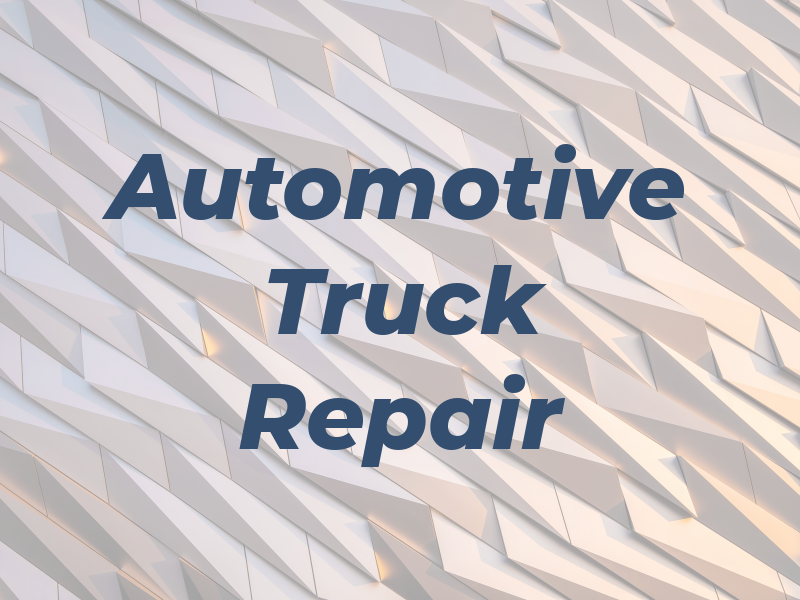 Car Automotive Car & Truck Repair