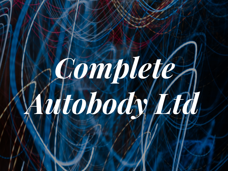 Complete Autobody Ltd