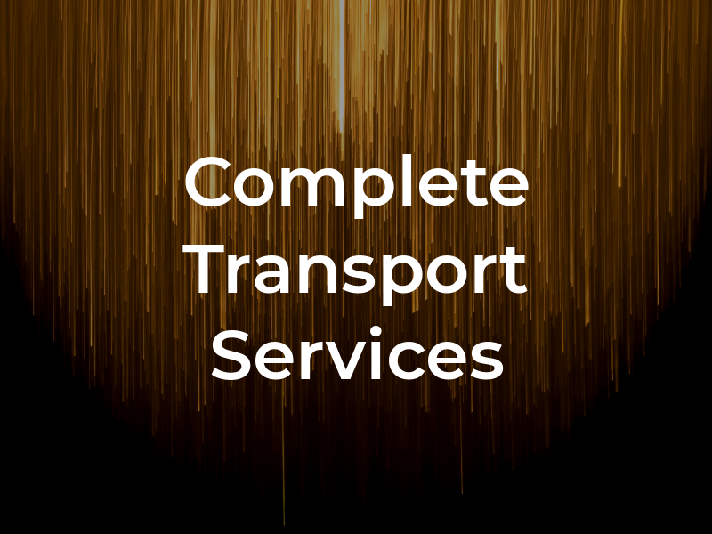 Complete Transport Services Ltd