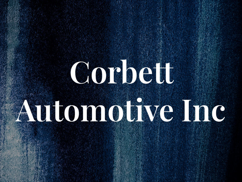 Corbett Automotive Inc
