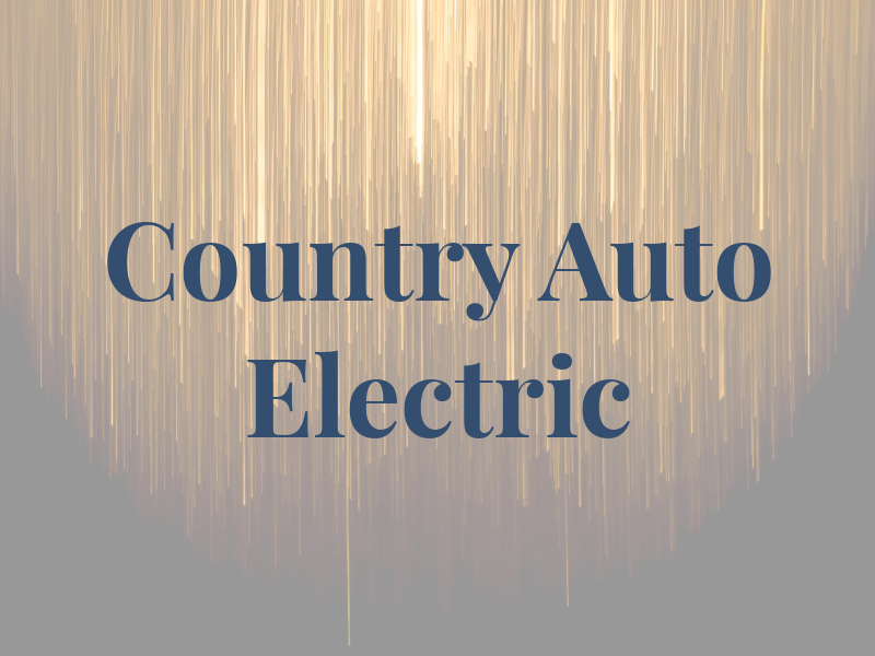 Country Auto Electric