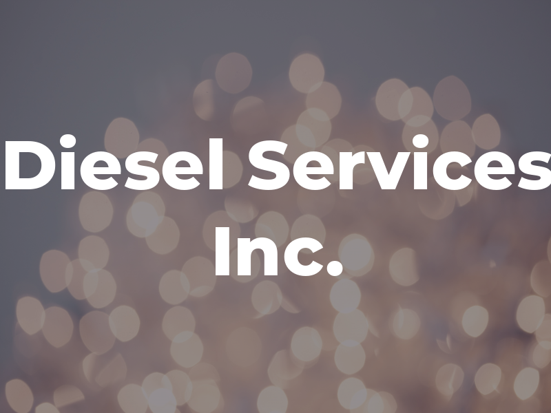 DW Diesel Services Inc.