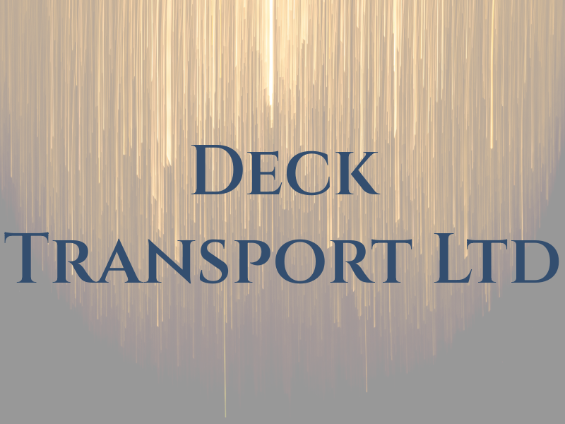 Deck Transport Ltd