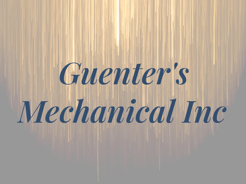 Guenter's Mechanical Inc